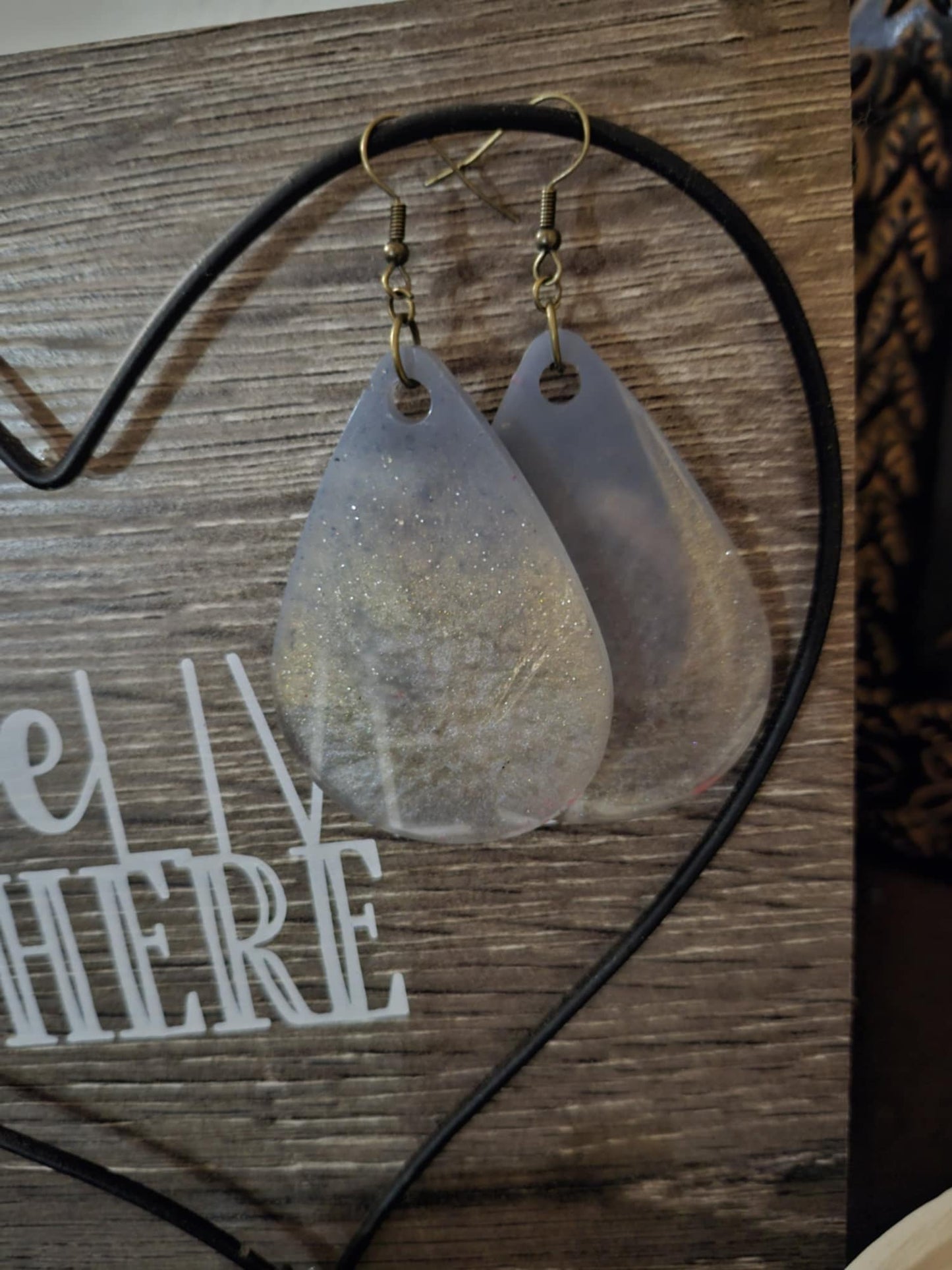 Resin earrings