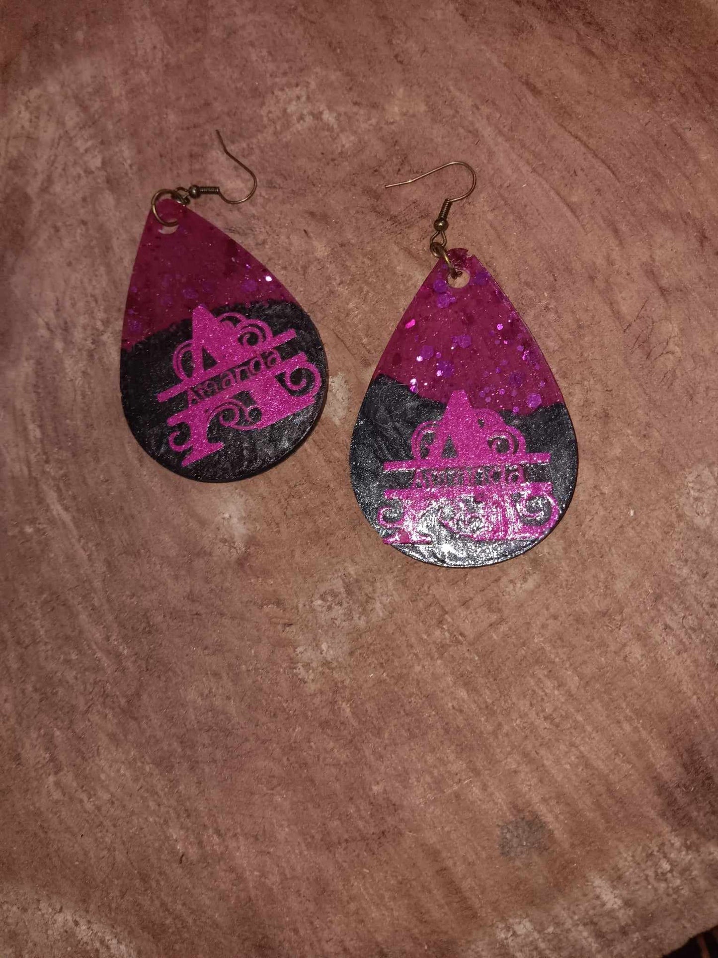 Resin earrings