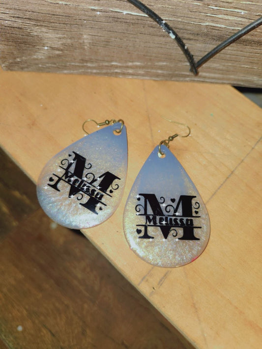 Resin earrings