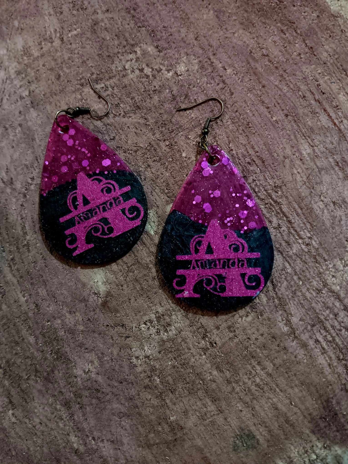 Resin earrings