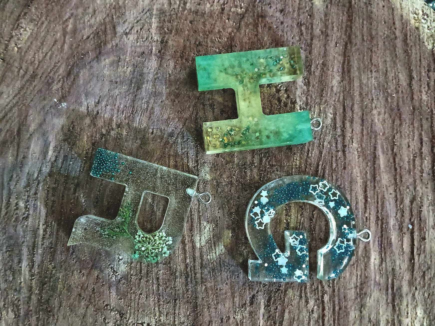 Initial letter keychain